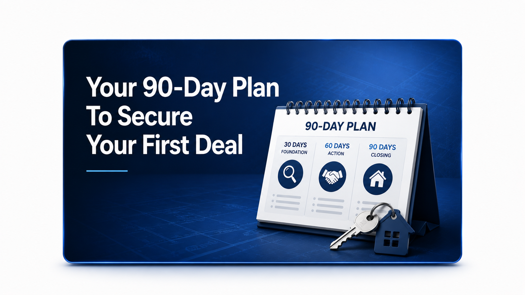 Your 90-Day Plan To Secure Your First Deal