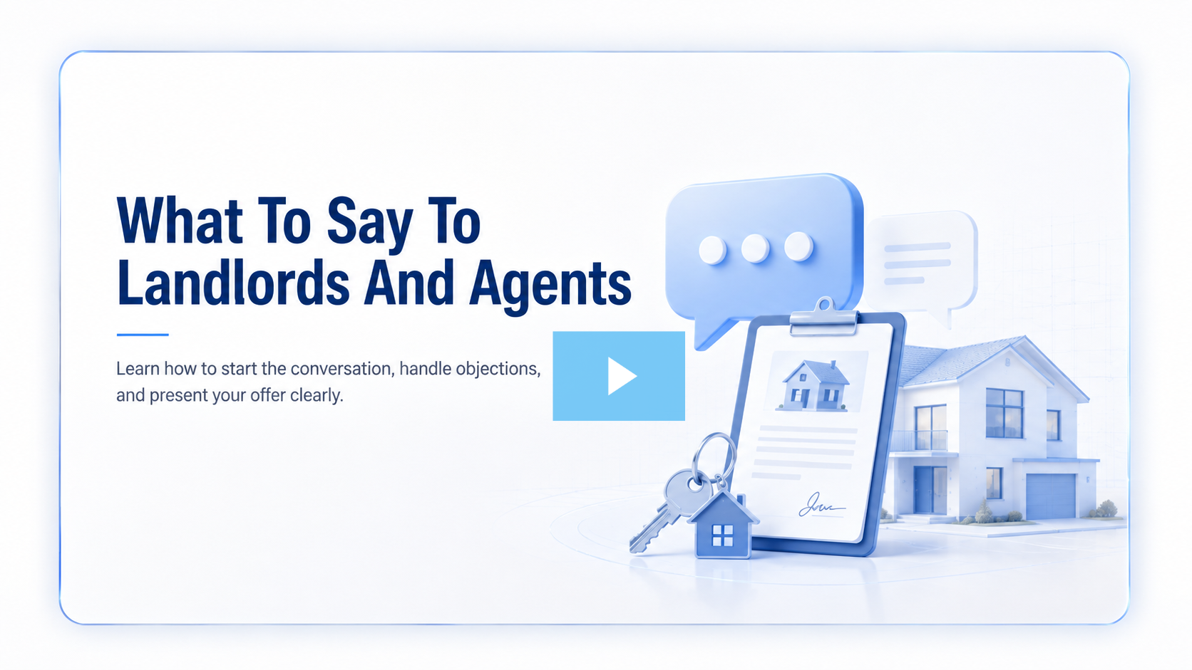 What To Say To Landlords And Agents