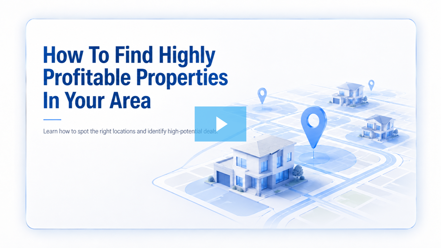 How To Find Highly Profitable Properties In Your Area